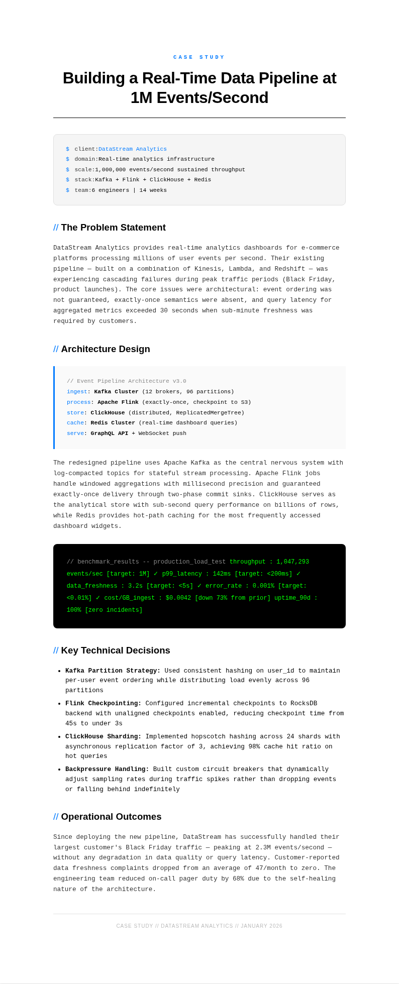 Tech minimalist case study